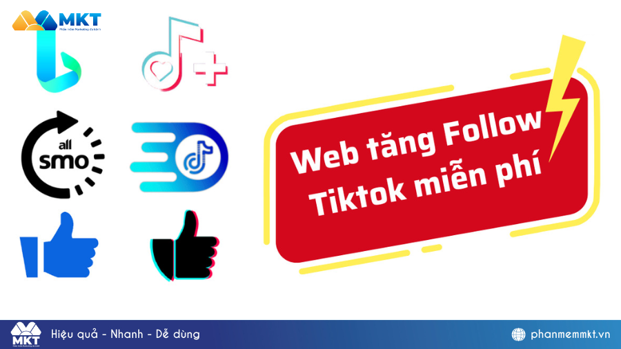 5 web tăng follow TikTok tốt nhất hiện nay