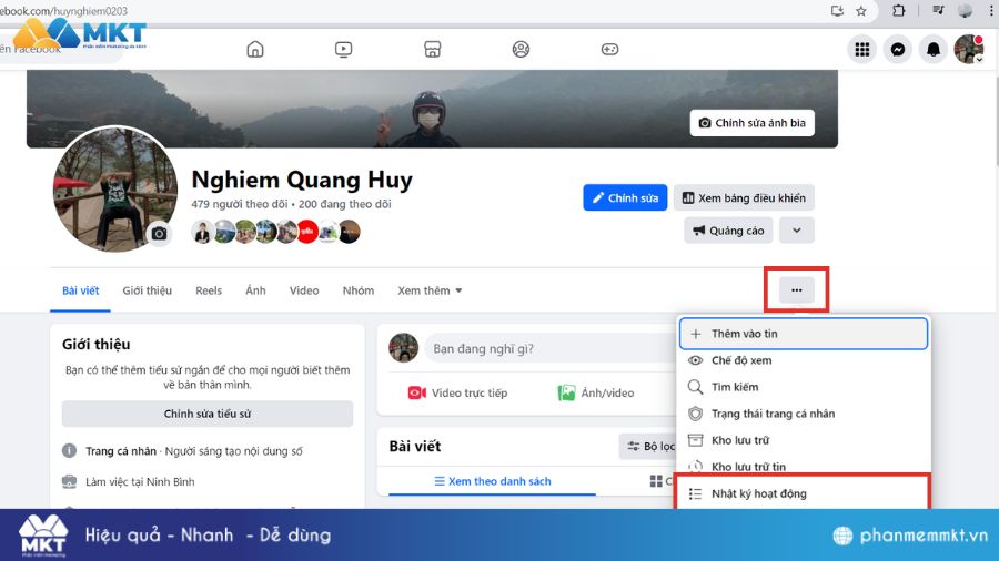 Cách xóa nhật ký hoạt động trên Facebook