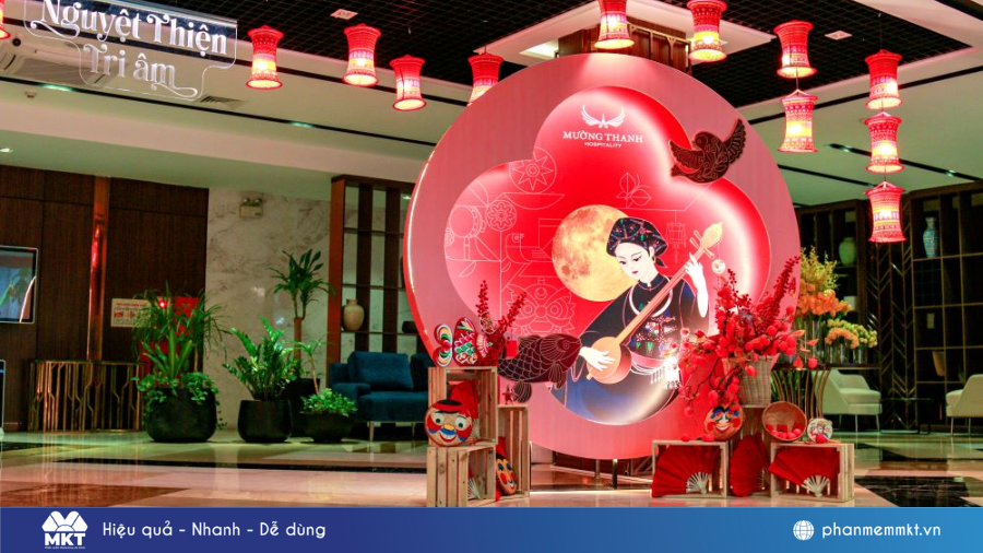 Mẫu trang trí quán cafe Trung Thu số 4