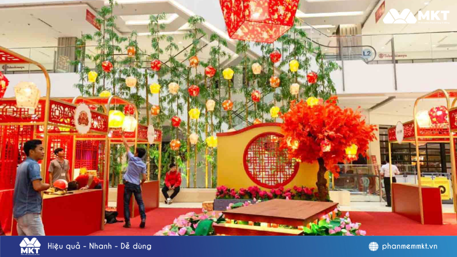 Mẫu trang trí Trung Thu số 3