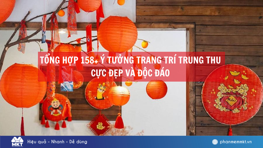 Ý tưởng trang trí Trung Thu cực đẹp và độc đáo cho Tết thiếu nhi