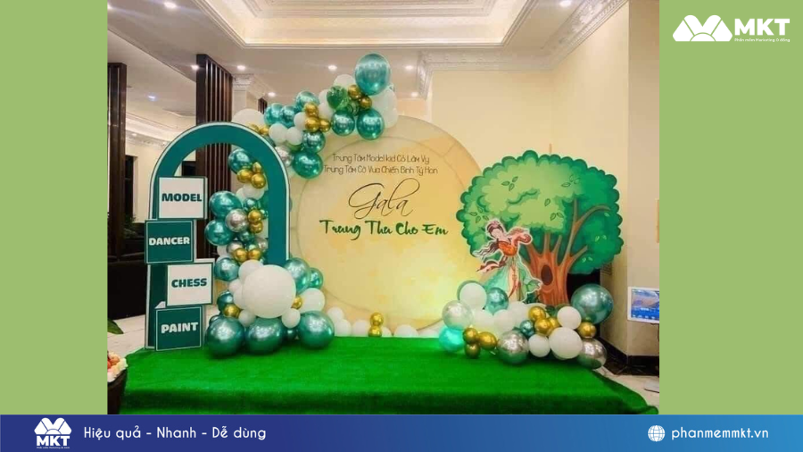 Trang trí Trung Thu cho công ty mẫu 1