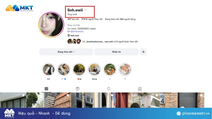Thêm tiền tố hoặc hậu tố để tạo tên Instagram Tên Instagram hay