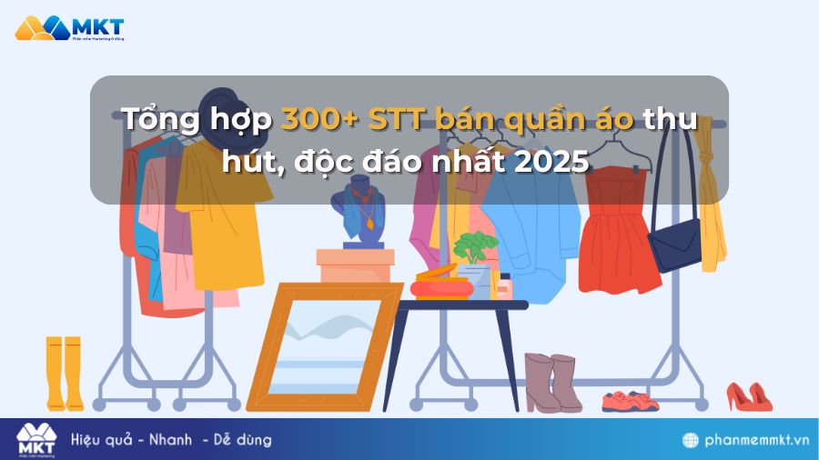 STT bán quần áo thu hút
