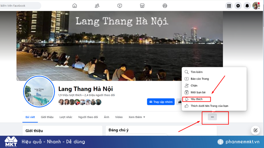 Bật chế độ xem trước trên Facebook bằng máy tính