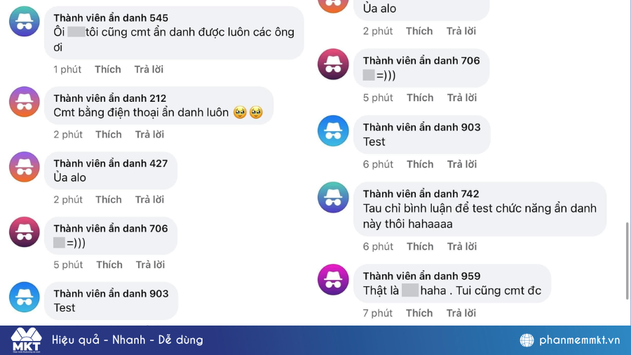 Cách bình luận ẩn danh trên Facebook