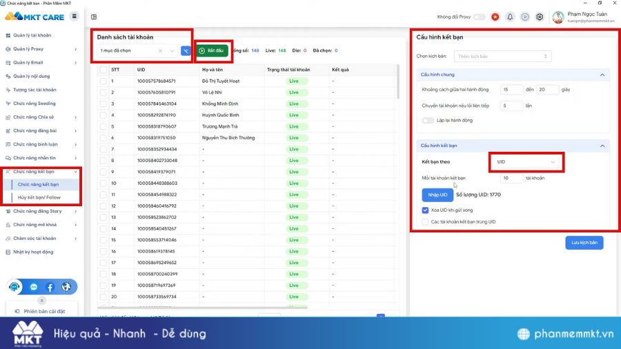 Hướng dẫn cách kết bạn Facebook số lượng lớn tự động