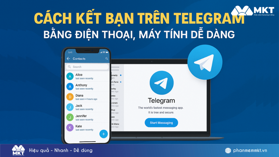 Cách kết bạn trên Telegram