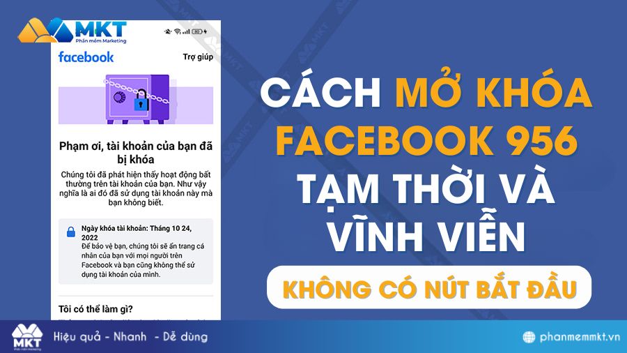 Checkpoint 956 là gì? Cách mở khóa Facebook 956 dạng két tím FB đơn giản