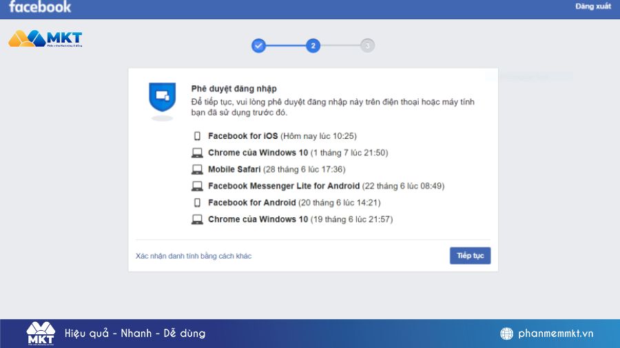 cách mở khóa Facebook bị checkpoint