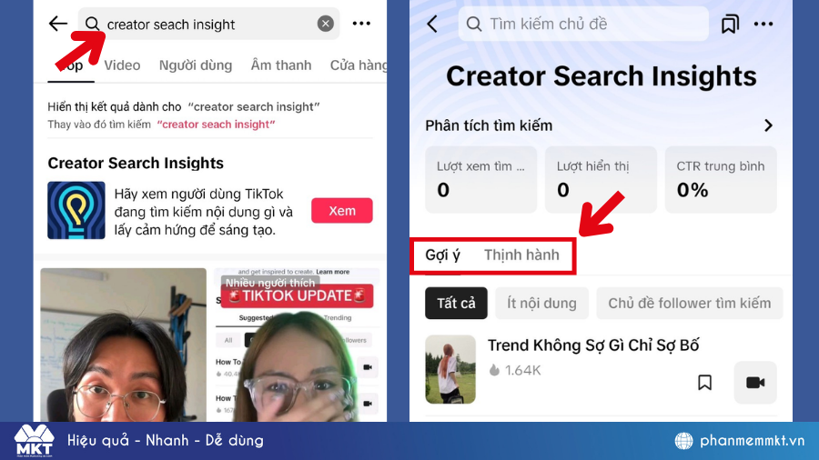 Cách xem hiện tại đang có trend gì trên TikTok