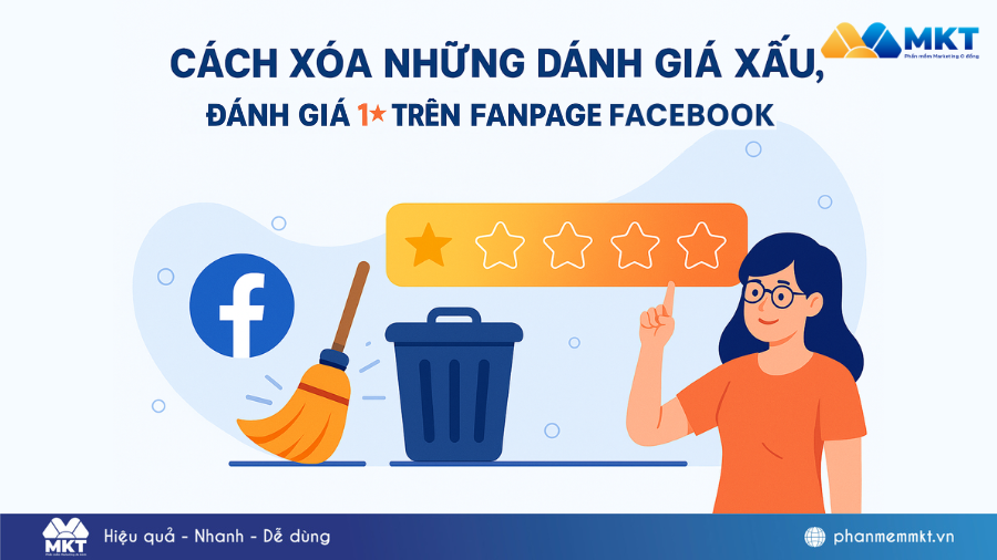 Cách xóa đánh giá trên Fanpage