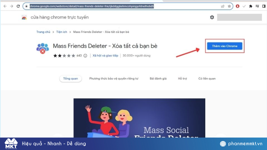 Cách xóa hết bạn bè trên Facebook bằng máy tính