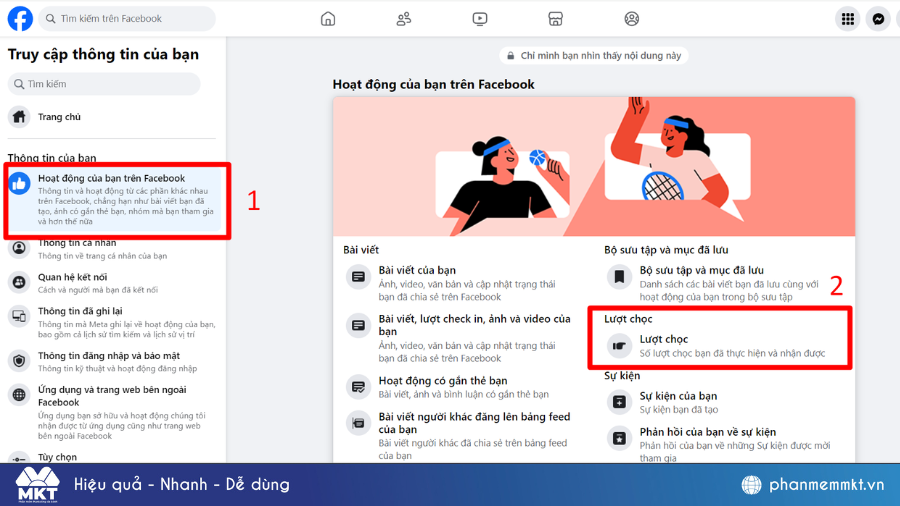 Chọc người khác trên Facebook bằng máy tính