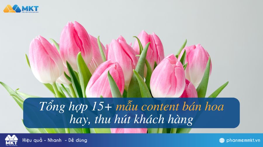 15+ Mẫu Content Bán Hoa Ngắn, Hay, Thu Hút Khách Hàng