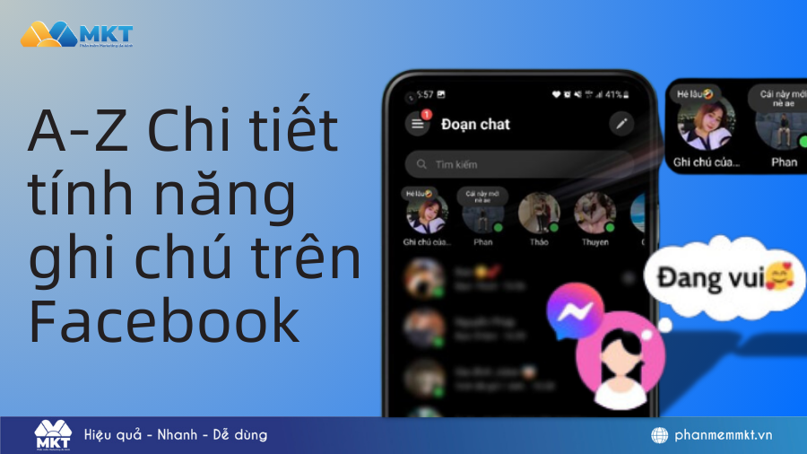 ghi chú trên Facebook