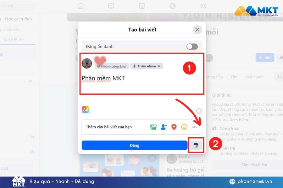 Hẹn giờ đăng bài Facebook