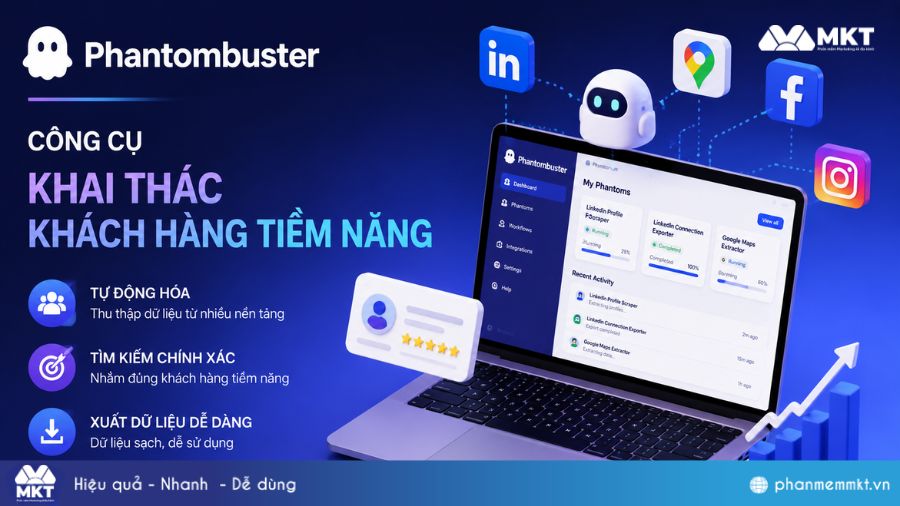 Top 10 phần mềm tìm kiếm khách hàng tiềm năng hiệu quả 9 Phantombuster - Công cụ khai thác khách hàng tiềm năng