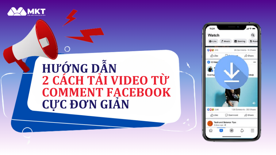 tải video từ comment Facebook