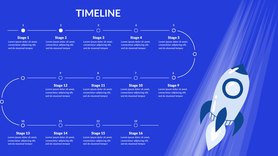 Một số mẫu timeline chất lượng