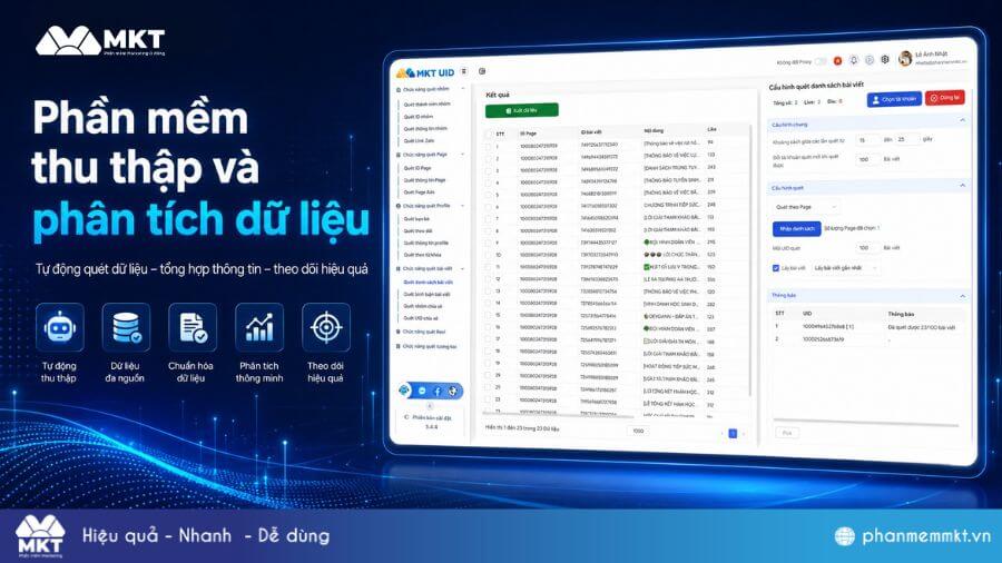 Tool MMO là gì? Các loại tool MMO nên sử dụng khi kinh doanh 4 Phần mềm thu thập và phân tích dữ liệu