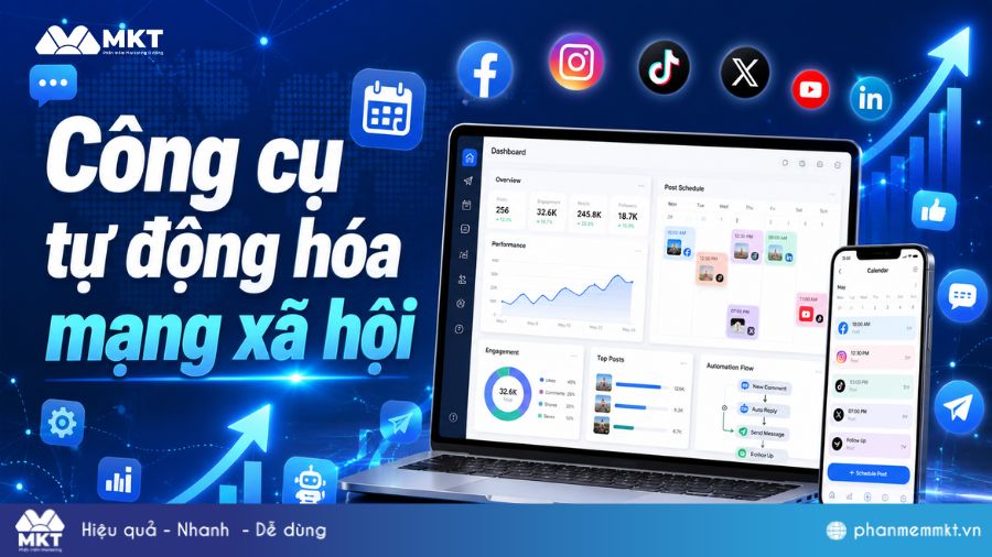Tool MMO là gì? Các loại tool MMO nên sử dụng khi kinh doanh 2 Công cụ tự động hóa mạng xã hội