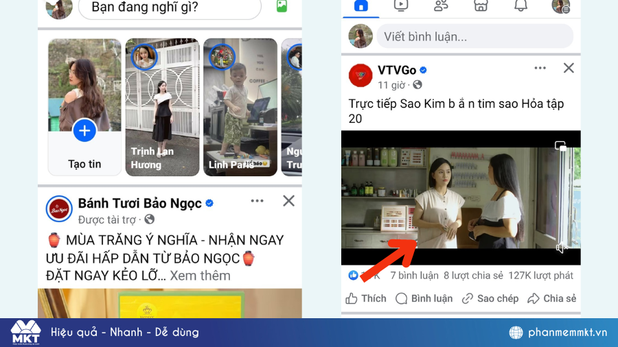 Cách lưu video trên Facebook