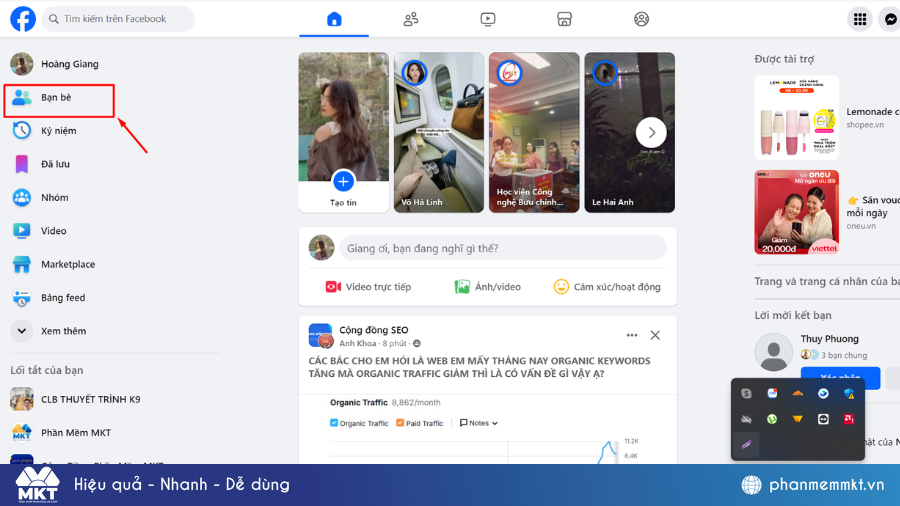 Cách xem lời mời kết bạn đã gửi trên Facebook bằng máy tính