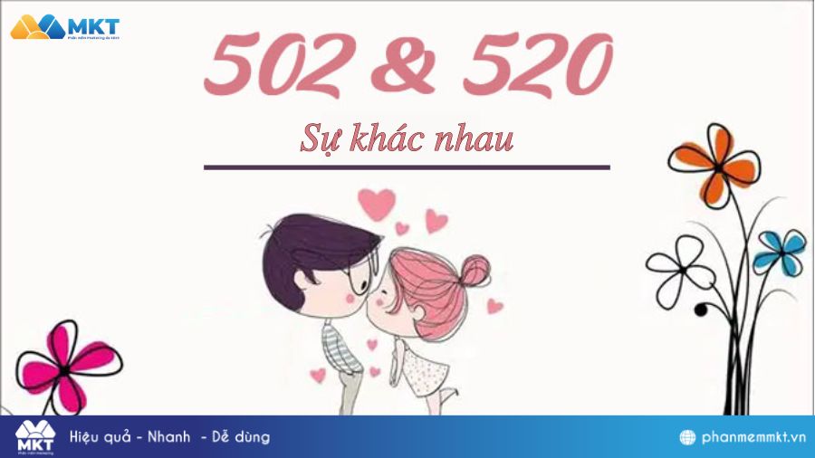 Phân biệt số 520 và số 502