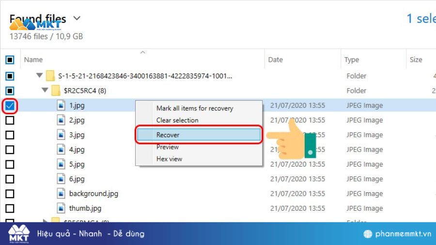 Khôi phục file đã xóa bằng Disk Drill