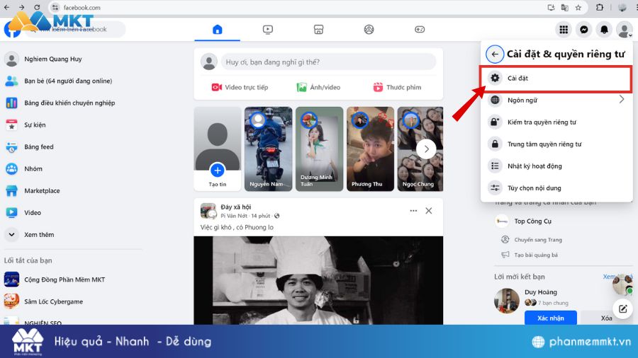 Cách ẩn người mình đang theo dõi trên Facebook không cho ai biết