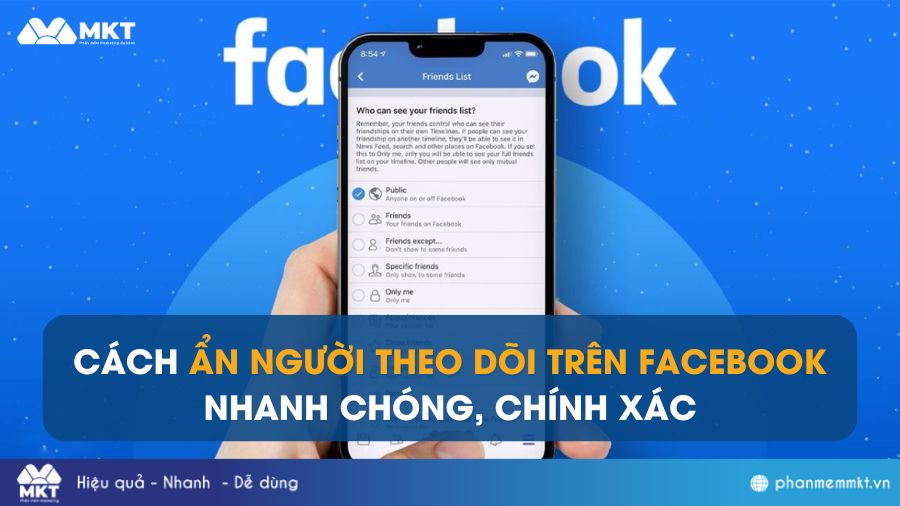 Cách ẩn người theo dõi trên Facebook