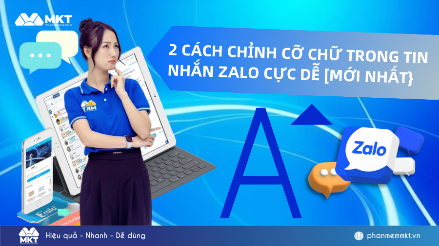 2 Cách chỉnh cỡ chữ trong tin nhắn Zalo cực đơn giản