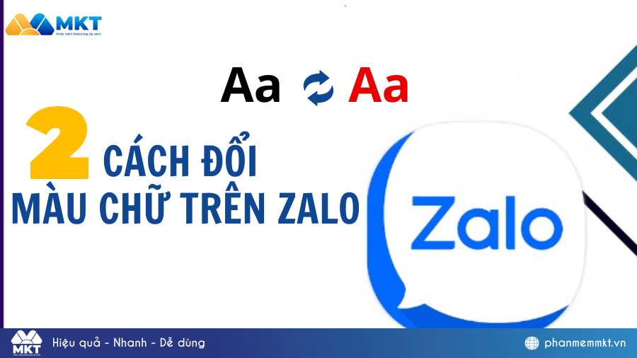 Cách đổi màu chữ trên Zalo