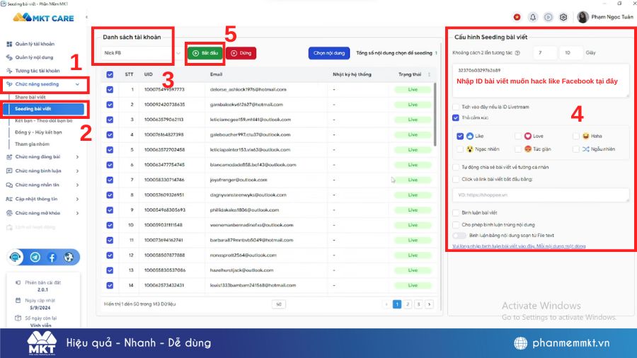 cách hack like Facebook trên máy tính
