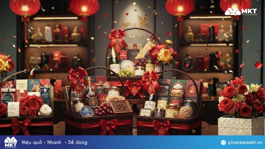 Kinh doanh giỏ quà Tết cao cấp 