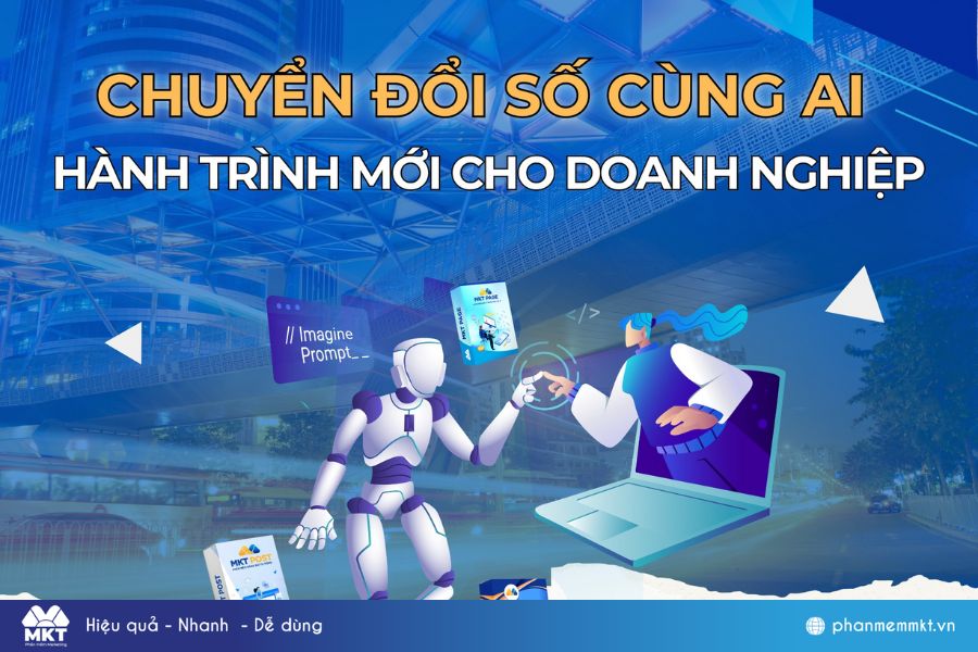 Phần mềm MKT tích hợp công nghệ trí tuệ nhân tạo (AI) vào bộ công cụ marketing tự động