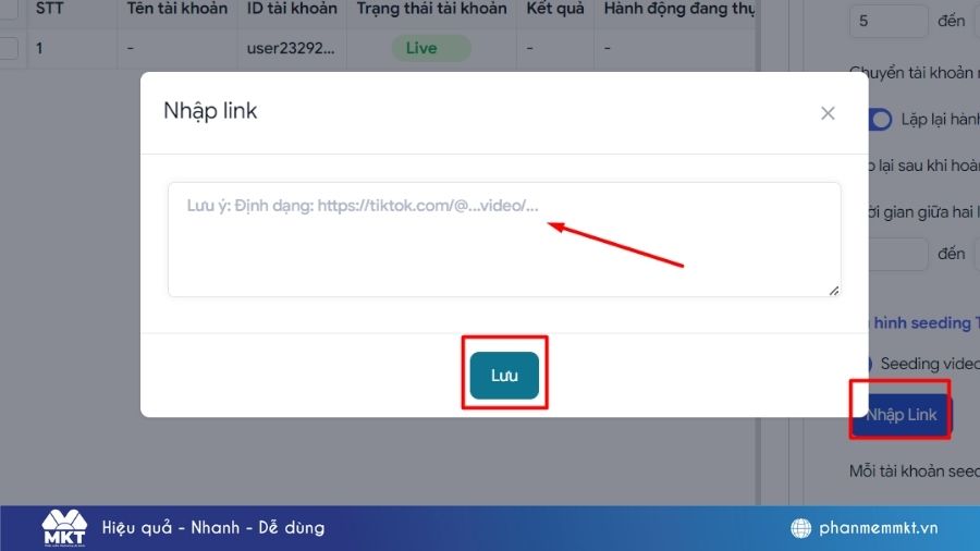 Phần mềm tăng mắt livestream TikTok