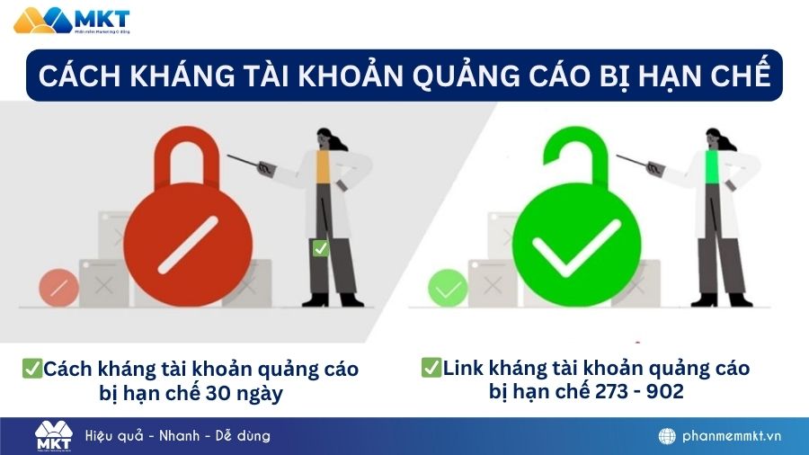 Cách kháng tài khoản quảng cáo bị hạn chế