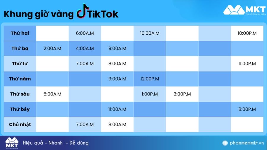 Lựa chọn khung giờ vàng đăng video TikTok Cách đăng video lên TikTok lên xu hướng