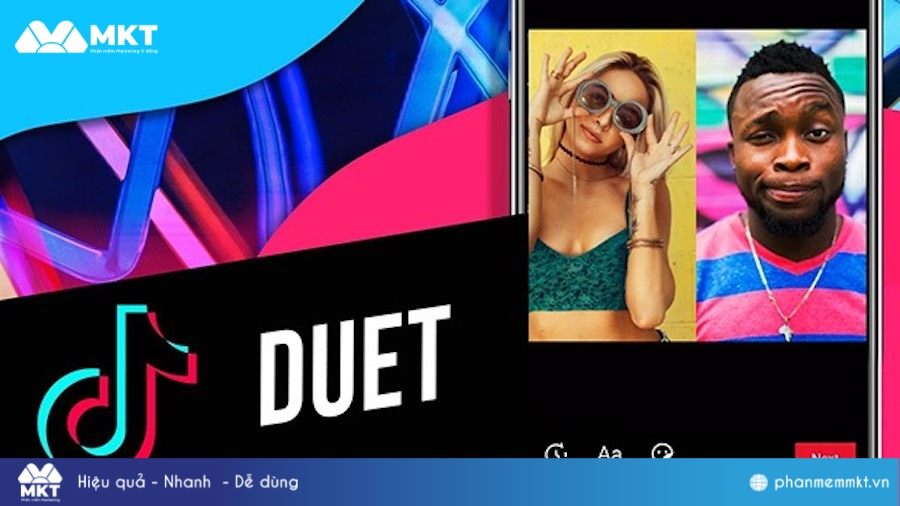 Tham gia Duet với các Tiktoker khác Cách đăng video lên TikTok lên xu hướng