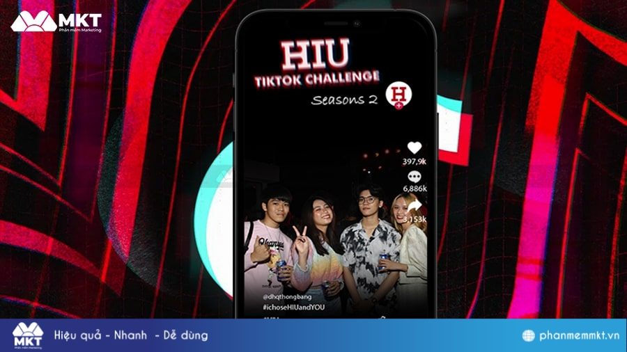 Tham gia các thử thách quay video Cách đăng video lên TikTok lên xu hướng