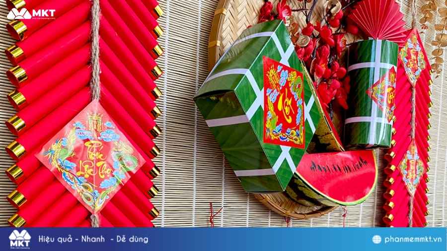 Trang trí Tết văn phòng Trang trí Tết văn phòng