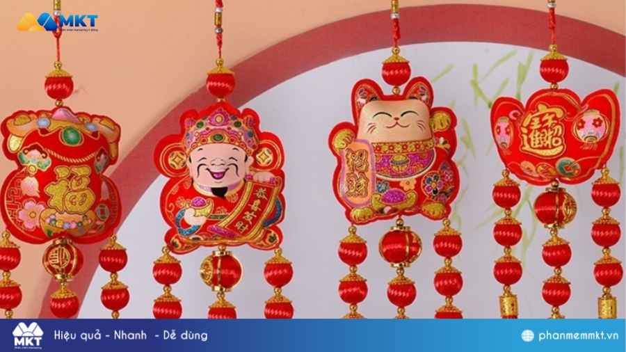 Trang trí Tết văn phòng Trang trí Tết văn phòng