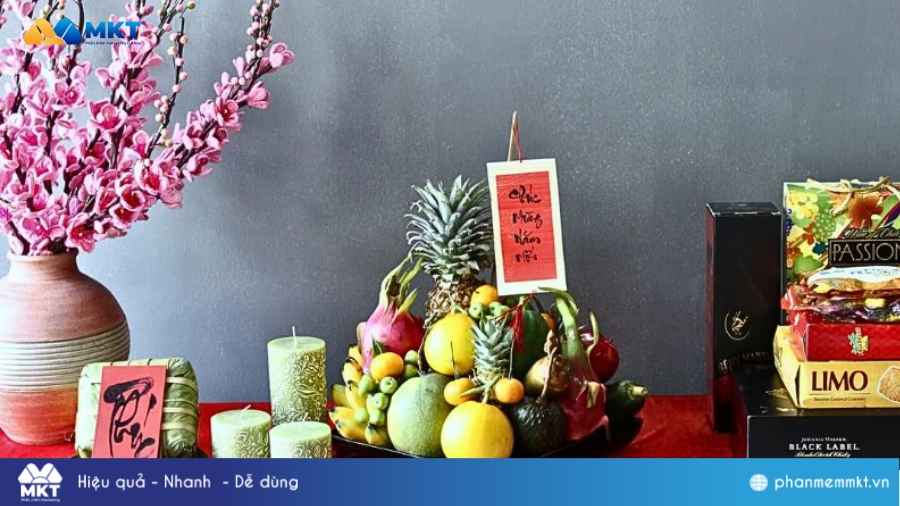 Trang trí Tết văn phòng Trang trí Tết văn phòng