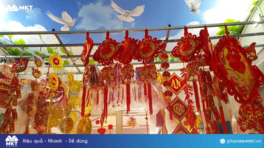 Trang trí Tết văn phòng Trang trí Tết văn phòng