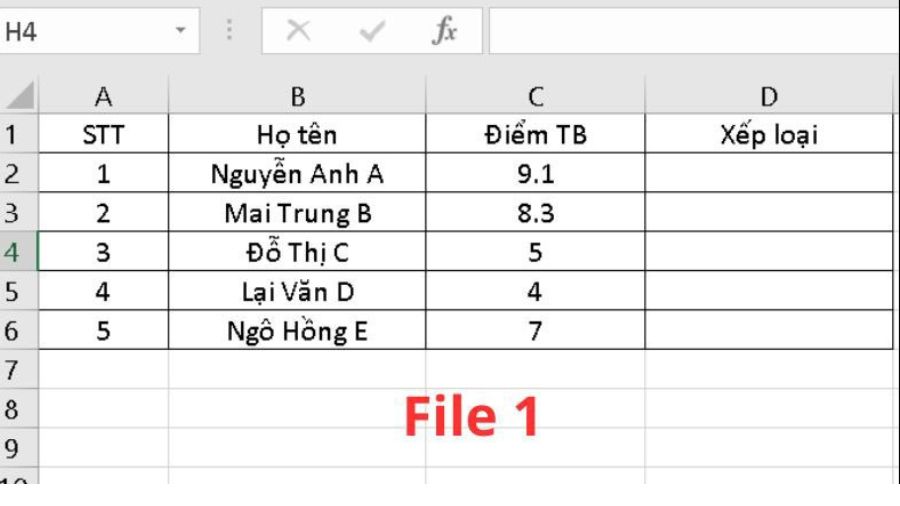 Cách sử dụng hàm VLOOKUP giữa 2 file khác nhau