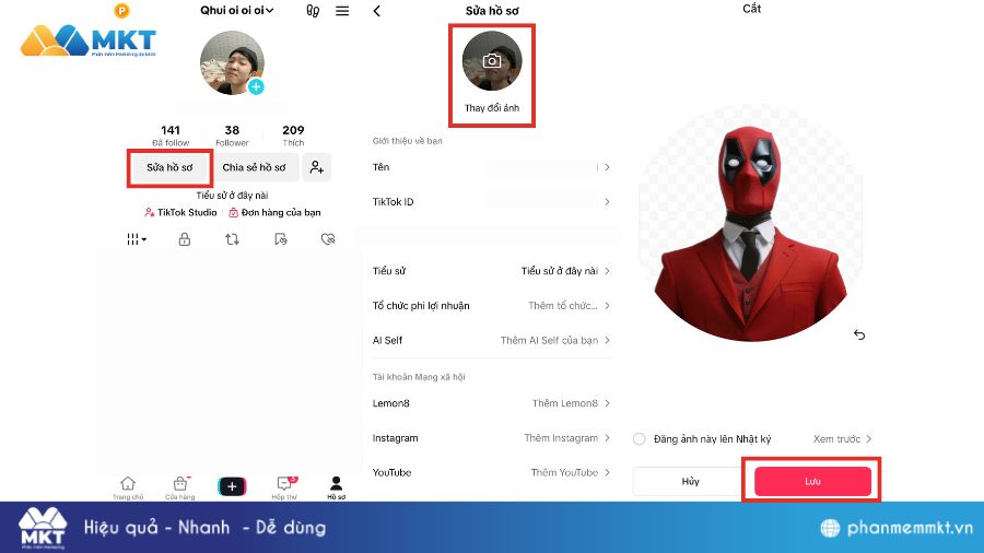 3 cách làm avatar trong suốt trên TikTok nhanh chóng