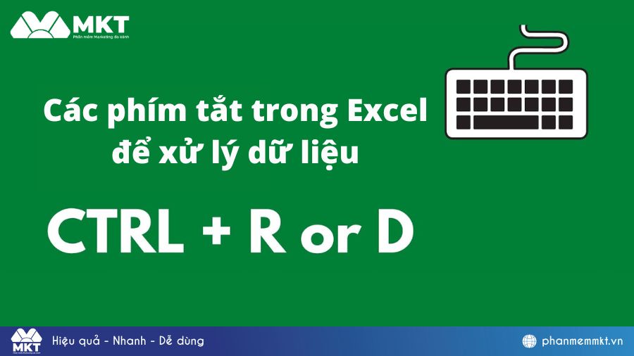 Các phím tắt trong Excel 