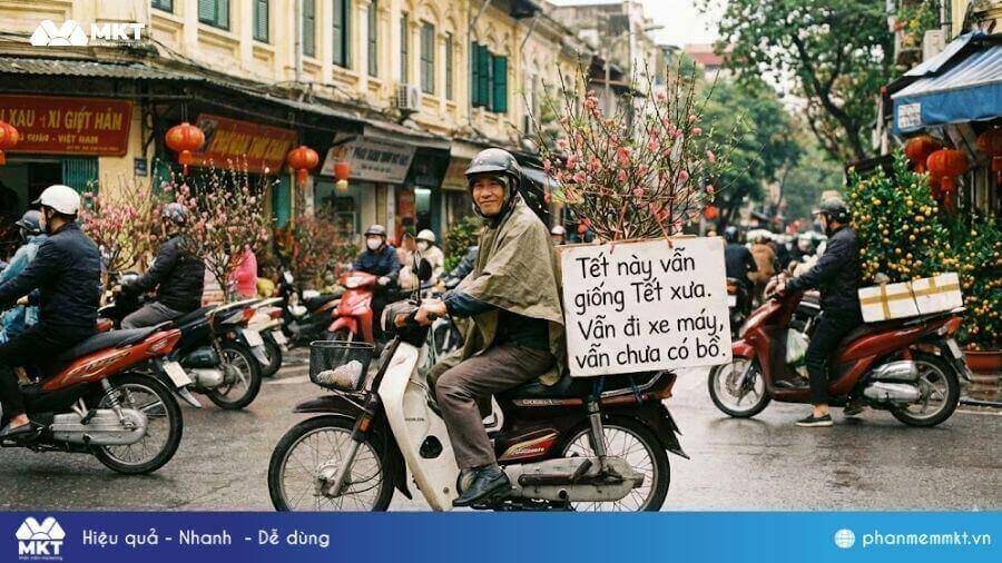 Cap thả thính Tết vui vẻ, hài hước Cap thả thính Tết cực hài hước